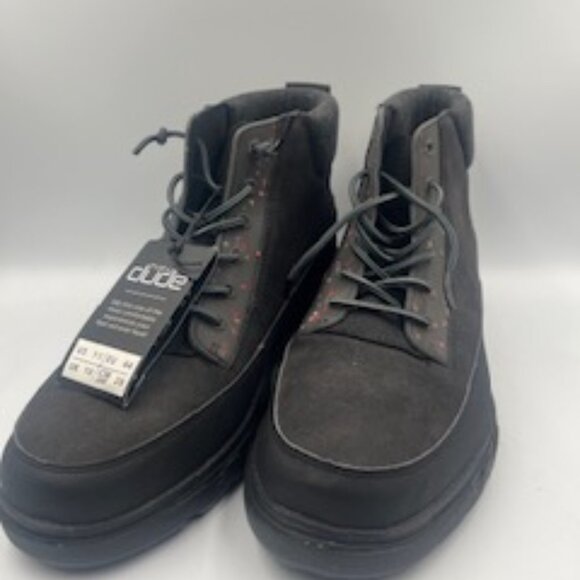 NEW Hey Dude Eco Shield Boots Mens Size 11 Wool Blend Faux Leather Light Weight - Picture 3 of 12